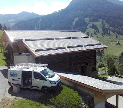 Kasbichl Großarl - Dacheindeckung mit Tonziegel