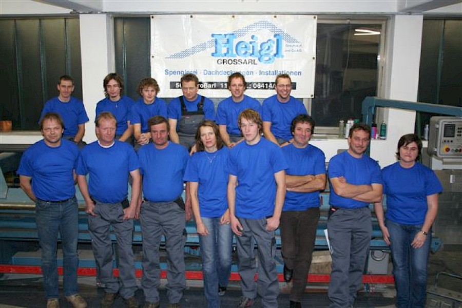 Team Dachdecker Heigl in den frühen 2000er Jahren