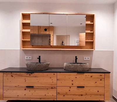 Badezimmer installiert vom Installateur Heigl