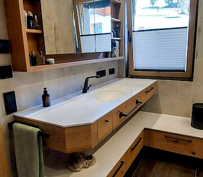 Badezimmer installiert vom Installateur Heigl in Großarl